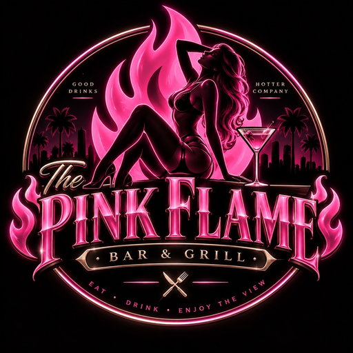 Pink Flame logo